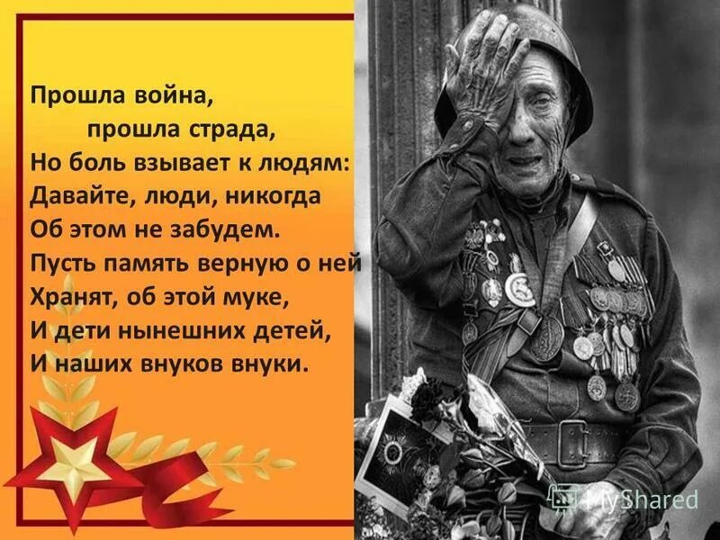 Стих не забывайте о войне. Забыть войну.