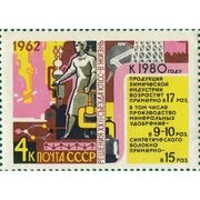 Купить марки 1962 Решения XXII съезда КПСС - в жизнь! Химия
