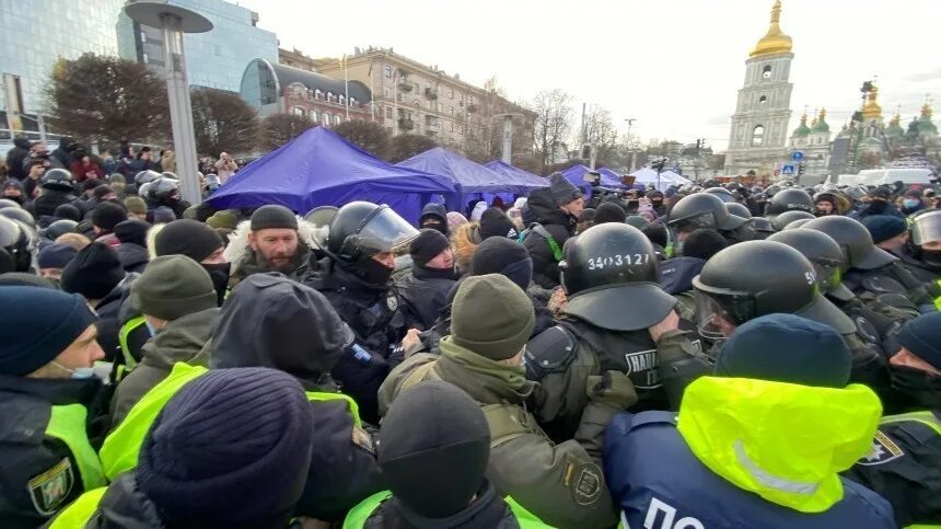 Демонстрация в киеве