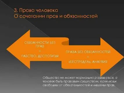Право без обязанности анархия