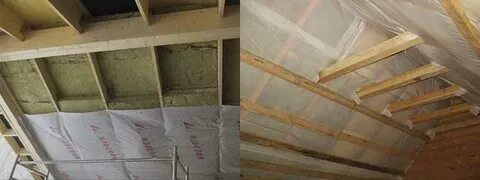 Как правильно положить пароизоляцию на потолок