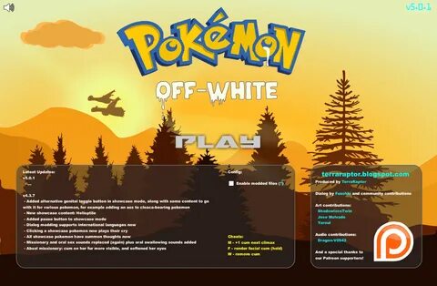 Pokemon off-white