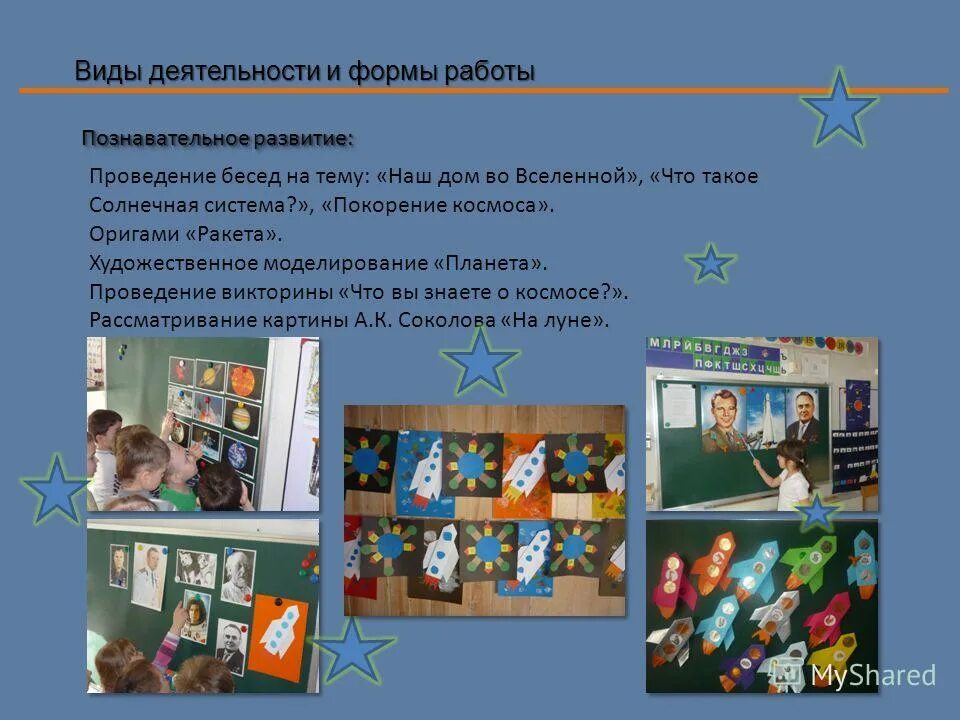 Презентация на тему: "Этот загадочный космос. Тип проекта: информационно-познава