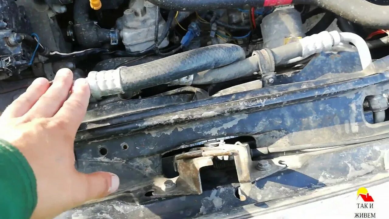 снять радиатор пассат б3