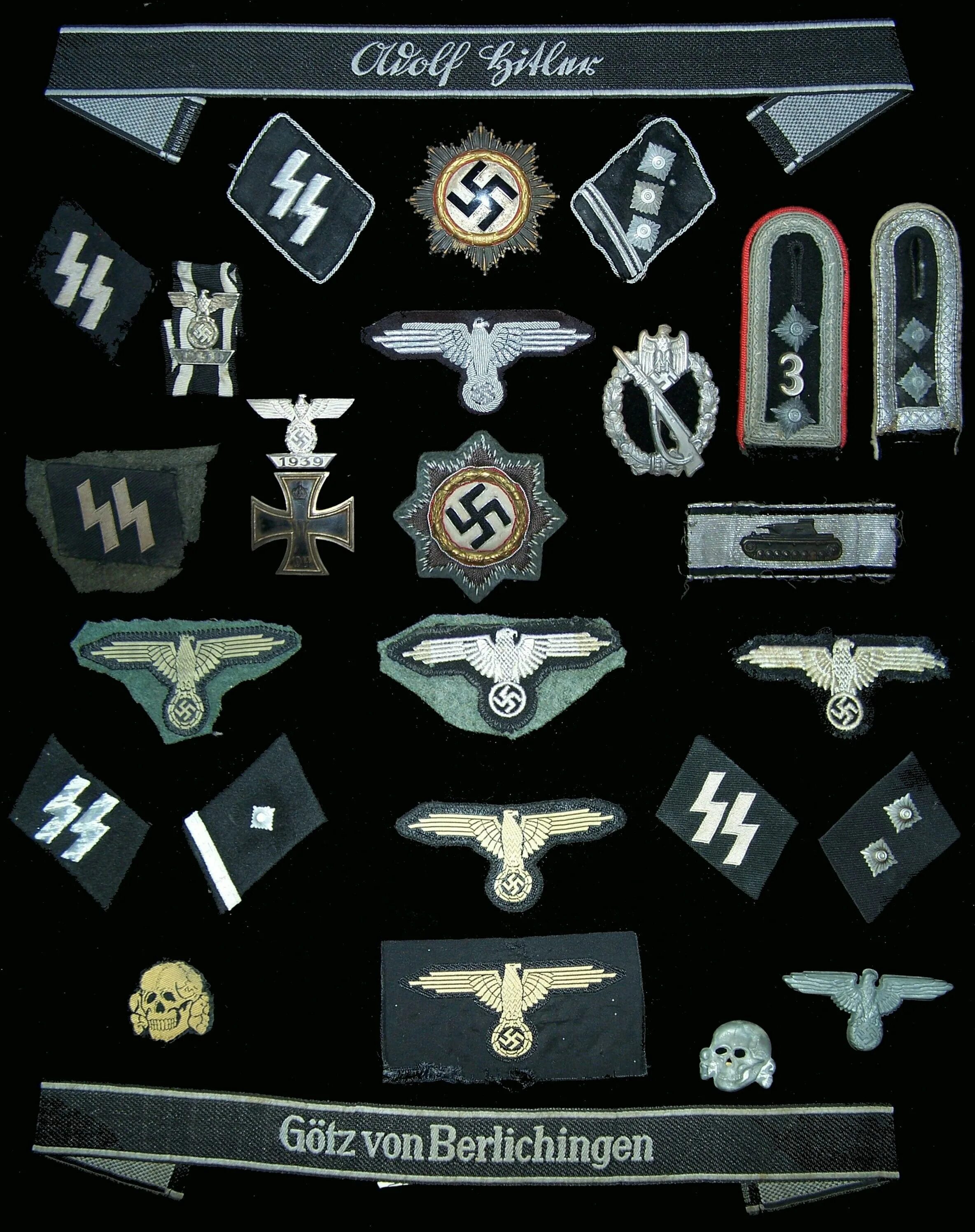 Знаки различия войск СС фашистской Германии. Нашивки СС третьего рейха. Звания 3 рейха. SS 3 Рейх.