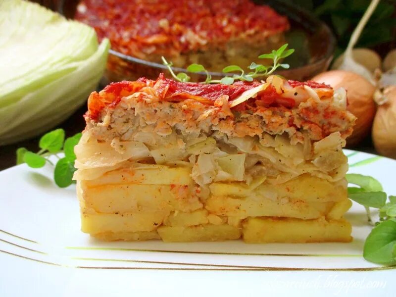 Рецепт детской мясной запеканки