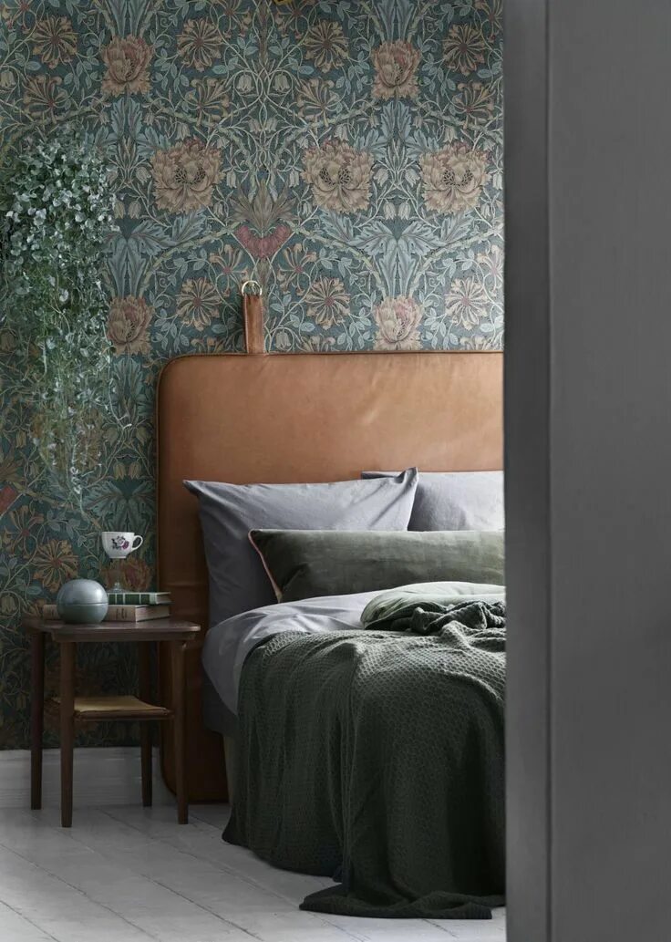 Pin by allena cherny on well house Morris wallpapers, Montreal wallpaper, Teal w