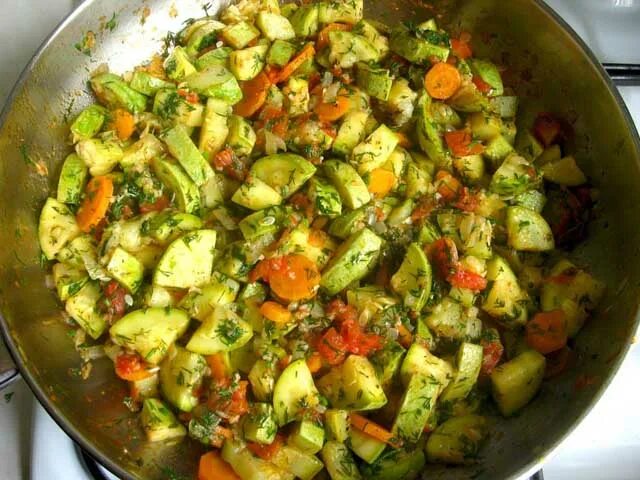 Тушеные кабачки с фасолью - пошаговый рецепт с фото на Повар.ру