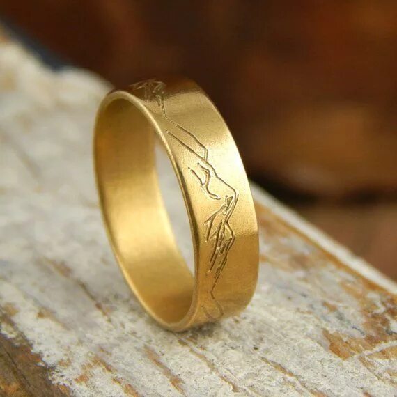 Related image Mountain engagement ring, Mens wedding rings, Mountain ring