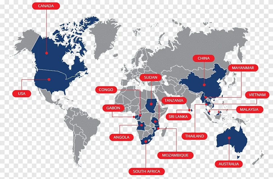 Export map