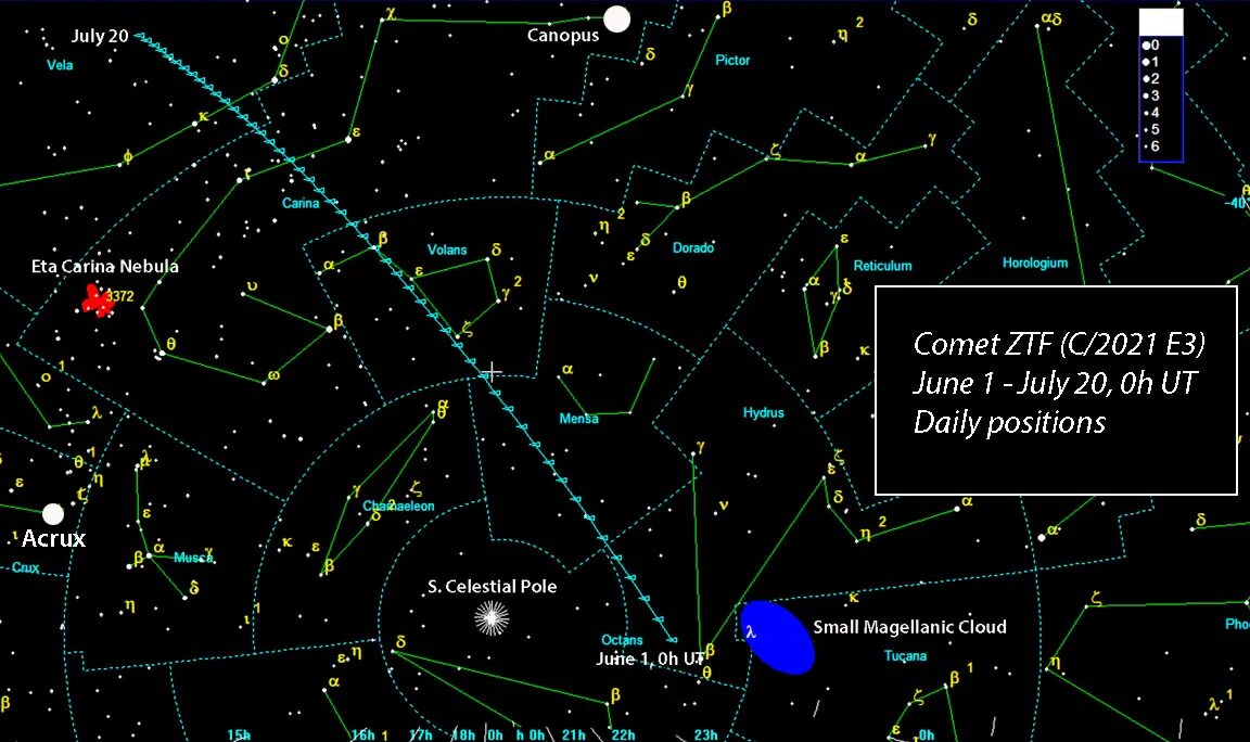 Комета понса где искать. Комета ztf. комета e3ztf карта. комета c/2025 e3 (ztf). comet 2025 e3 ztf.