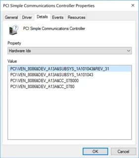 Устранение неполадок драйвера pci simple communications controller.