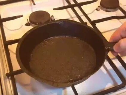Как правильно прокалить чугунную сковороду на газу