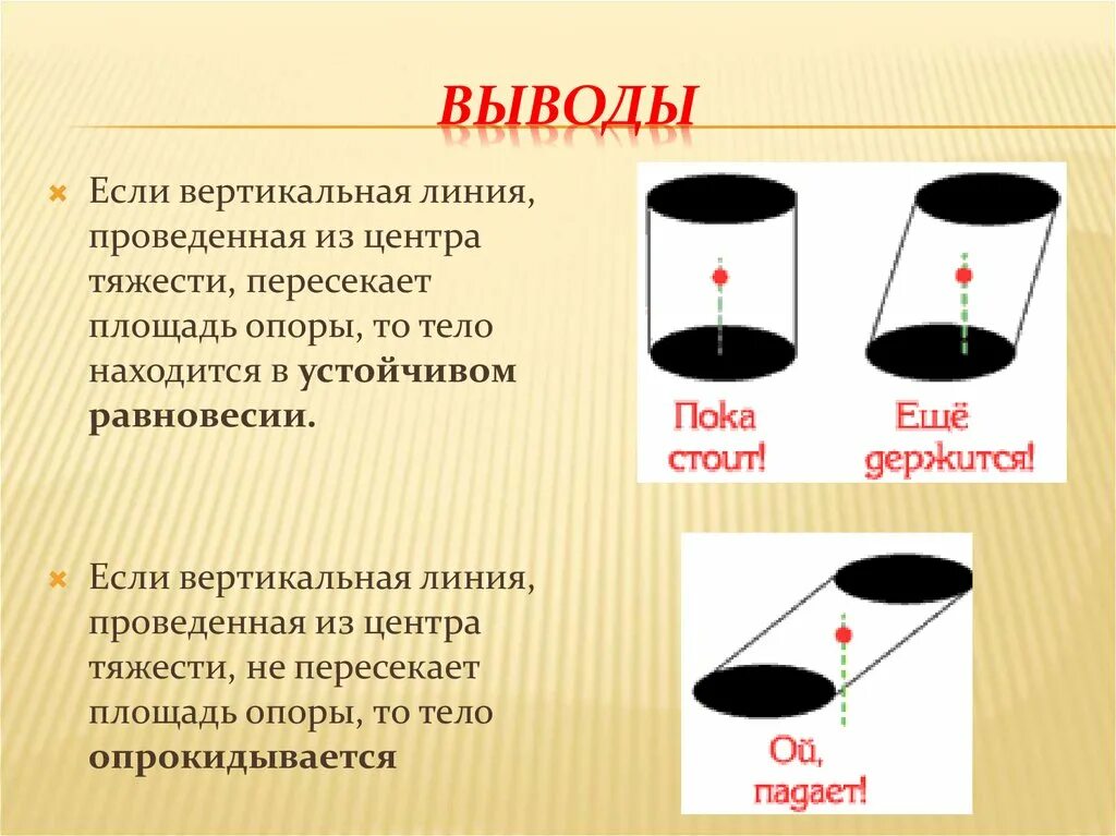 Пл тела. Площадь опоры. Площадь опоры тела. Площадь опоры для равновесия. Центра тяжести тела к площади опоры.