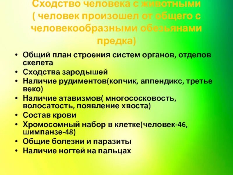 Что отличает человекообразную. Сходство человека с животным. Признаки сходства человека и животных. Сходства человека от животных. Сходства и различия человека от животного.