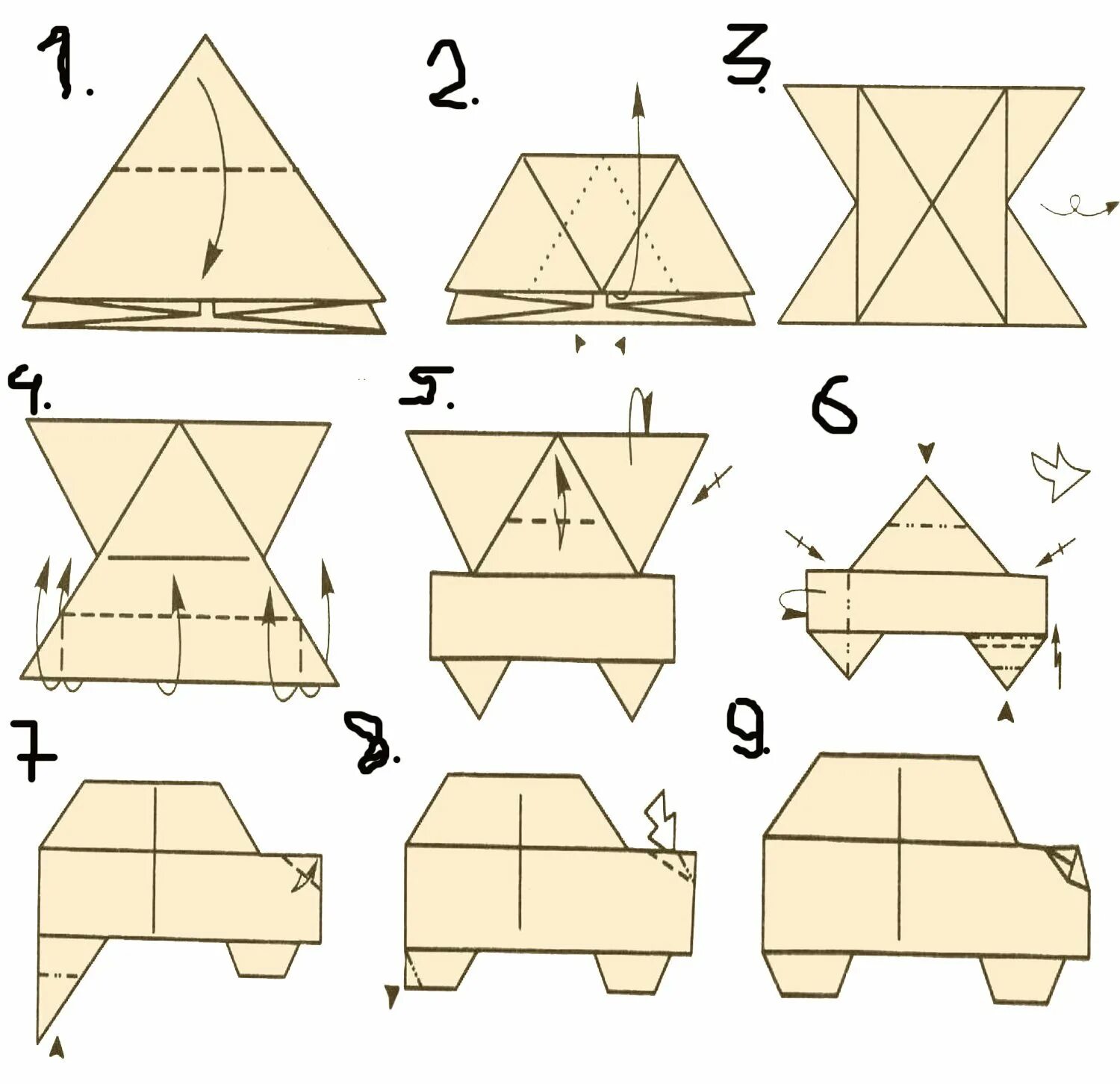 Как собирать оригами. Машина оригами из бумаги для детей схема. Оригами машинка из бумаги для детей. Оригами машинка из бумаги для детей по схеме. Оригами машинка из бумаги для детей несложные.