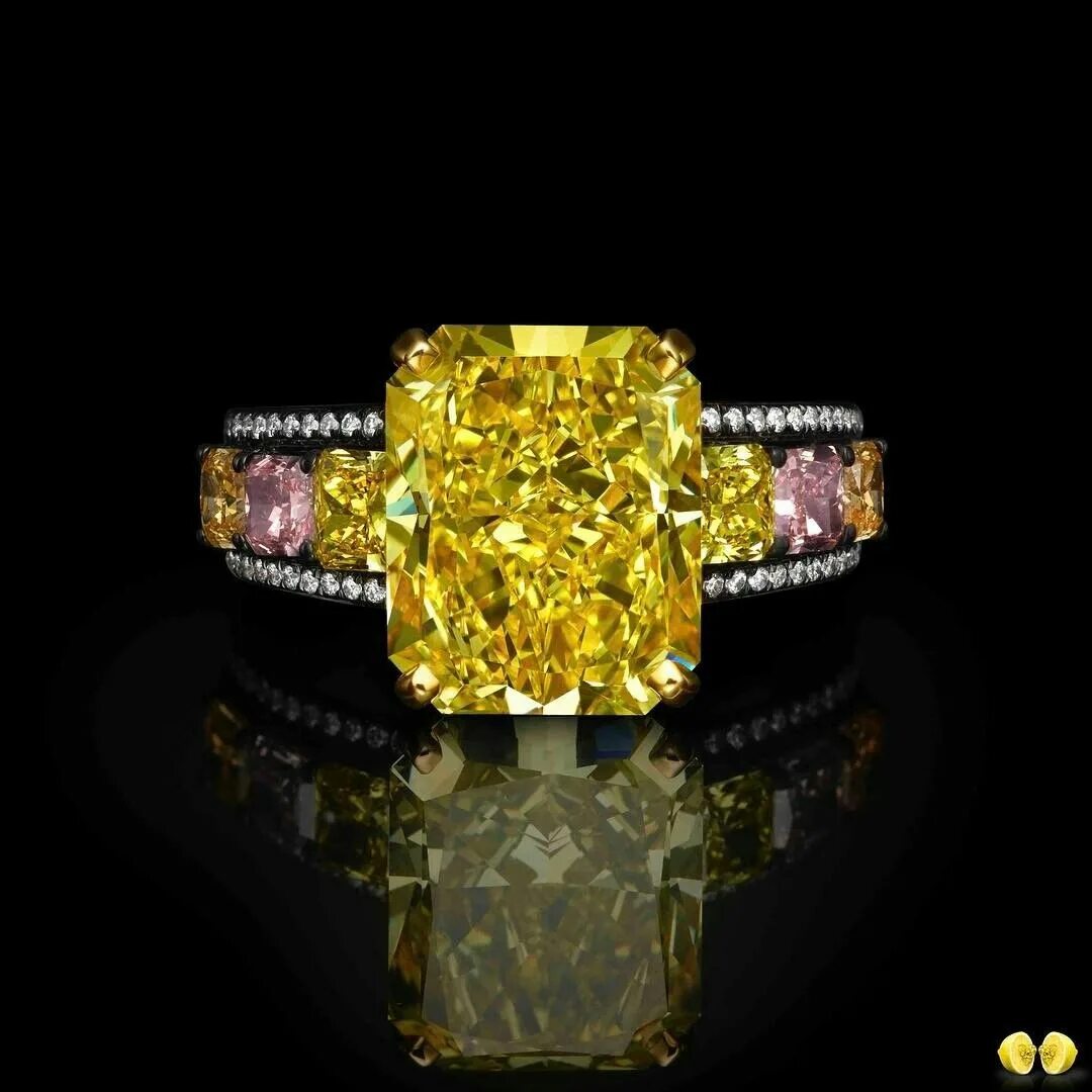 Кольцо Graff vivid Yellow. Кольцо с желтым бриллиантом Fancy. Yellow Diamond Ring Band Graff. Кольцо с желтым сапфиром.