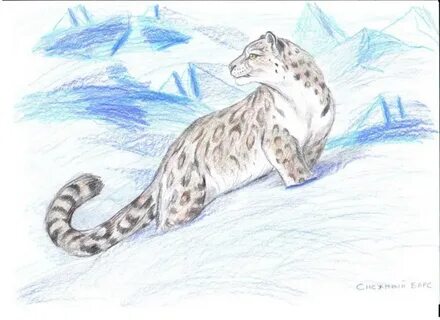 Нарисовать снежного