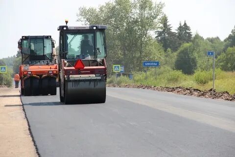 Ремонт дороги псковская область