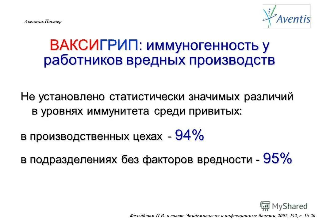 пастер анализы