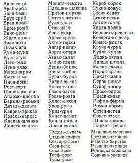Слово из 4 букв где 3 о