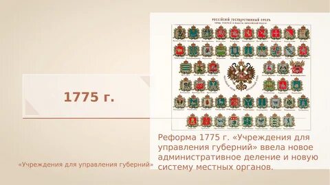 Учреждение губерний