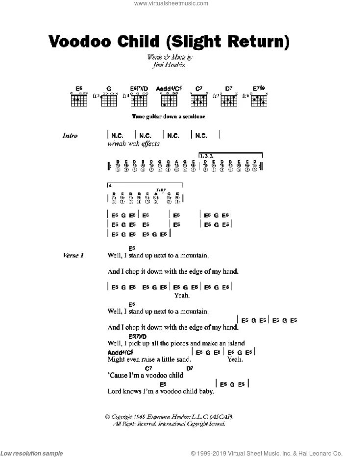 Child tabs. Voodoo child табы. Voodoo child Ноты. Jimi Hendrix Voodoo child. Voodoo child Тональность.