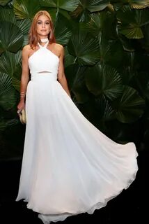 Vestido longo branco