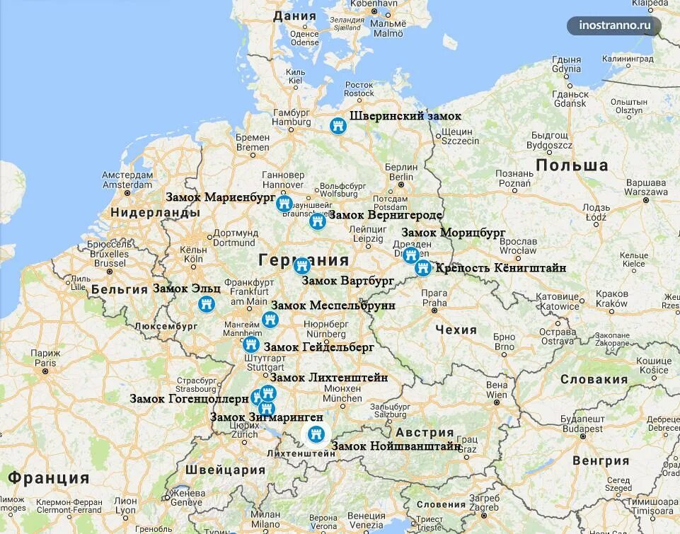 Мюнхен на карте Германии. Мюнхен город в Германии на карте. Карта Германии Дрезден на карте. Замки на юге Германии на карте.