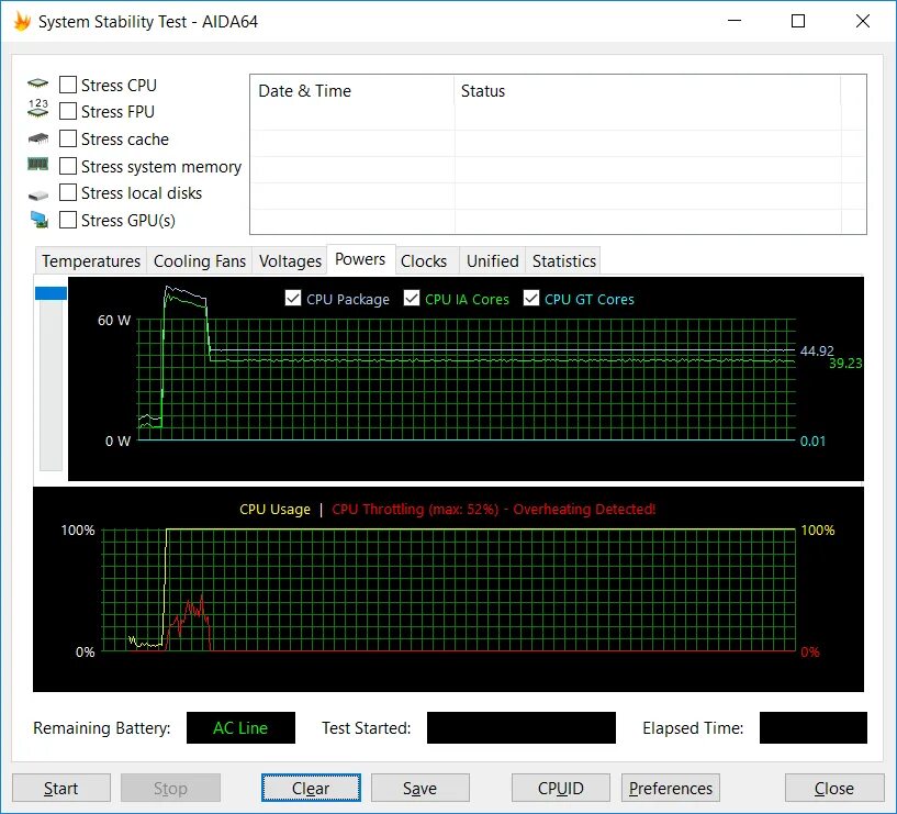 Cpu overheating detected