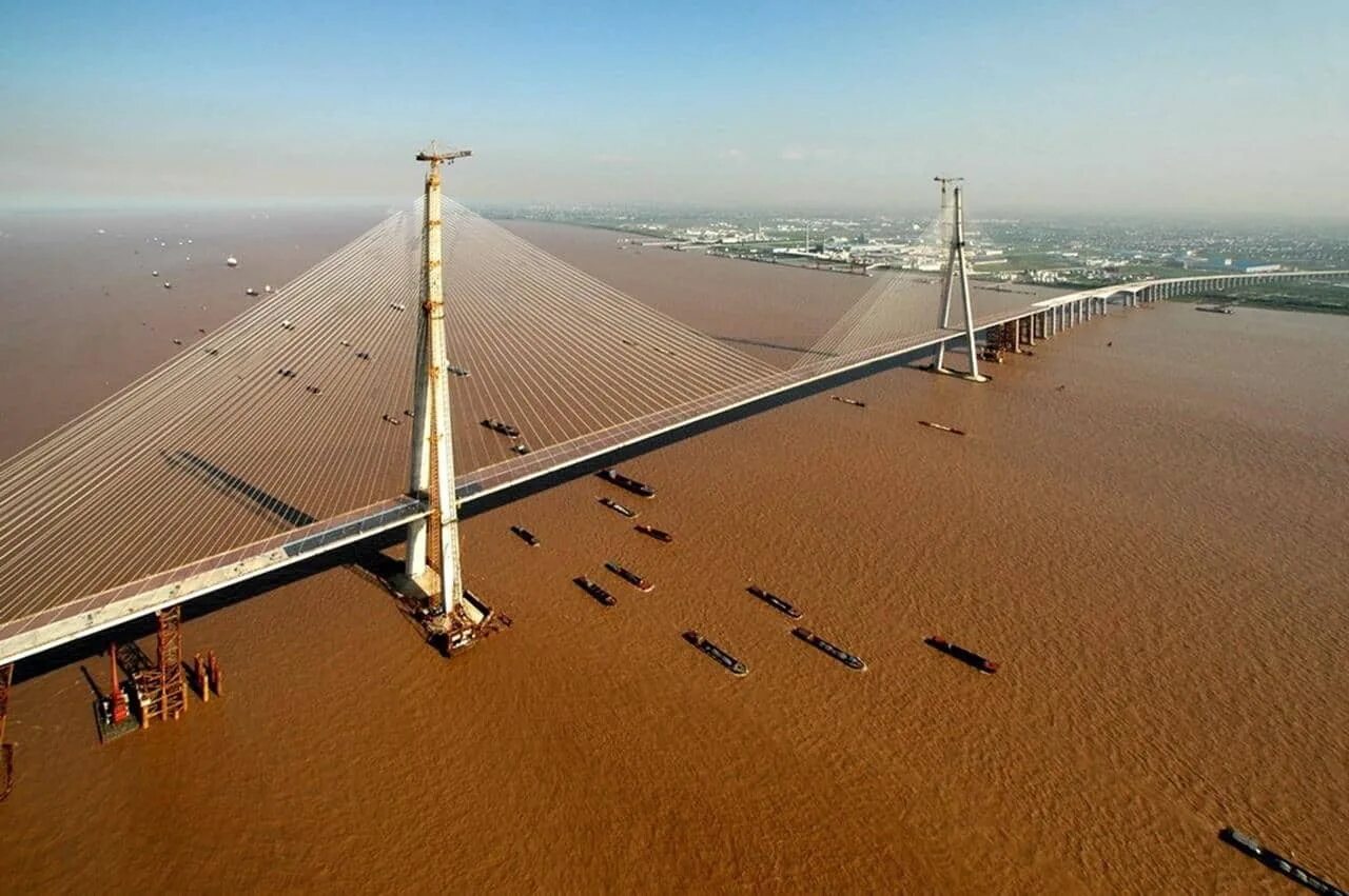 Мост Сутонг. Сутун через Янцзы. Sutong Yangtze River Bridge. Мосты Янцзы в Китае.