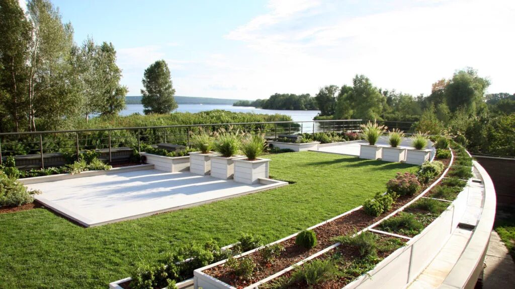 Плоская кровля green roof. Дом бадаева эксплуатируемая кровля. Эксплуатируемая плоская кровля green roof генплан. Зеленая эксплуатируемая кровля. Озеленение плоской кровли.