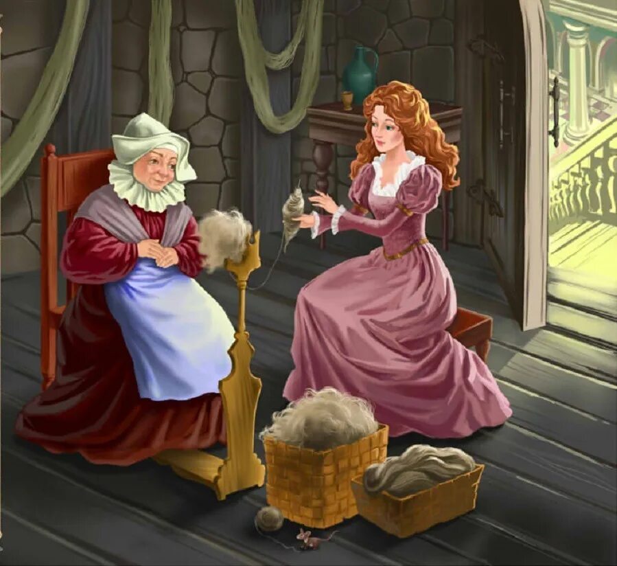 Принцессы дисней в ханбоке. Сказка на манер. Нянюшкины сказки. Иллюстрации намаконовой евгении. Спящая красавица укололась шарль перро.