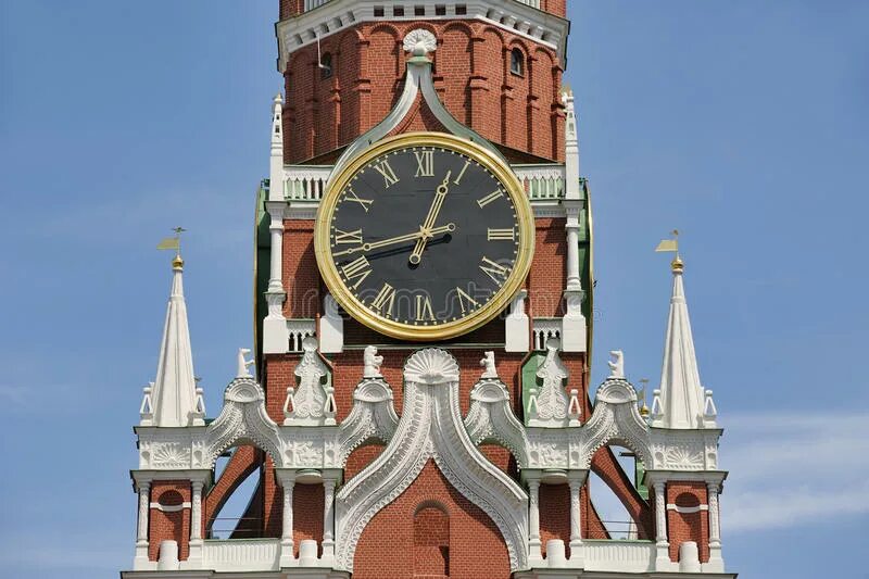 Площадь циферблата кремлевских