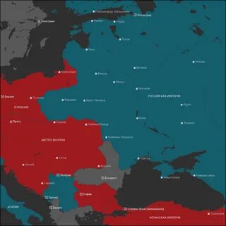 Карта 1914