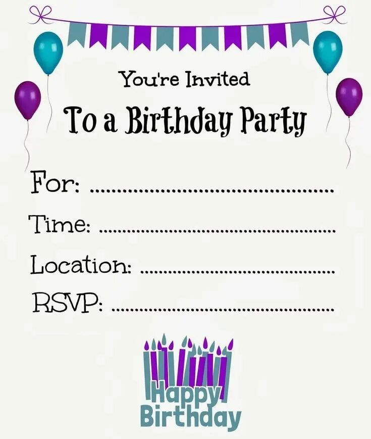 You received an invitation to