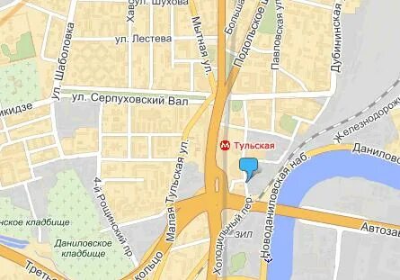 Метро тульская на карте метро