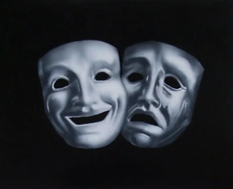 Маски грусть и радость. Две театральные маски. Грустная маска. Веселая маска. Грустная маска Театральная.