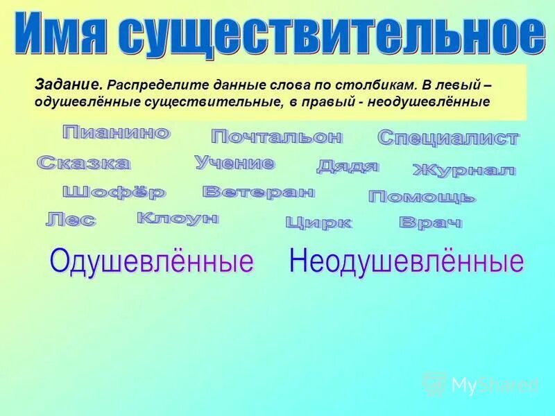 конкретное абстрактное вещественное собирательное существительное. собственные и нарицательные имена существительные 2. распределите данные существительные. существительные имеющие форму только единственного числа 5 класс. задание собственные и нарицательные имена существительные 3 класс.