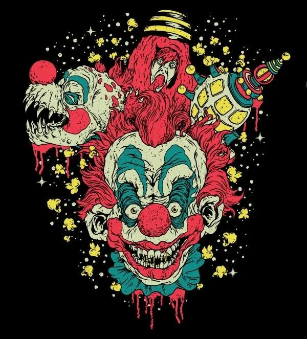 Killer klowns the game. Клоун. Психоделический клоун.