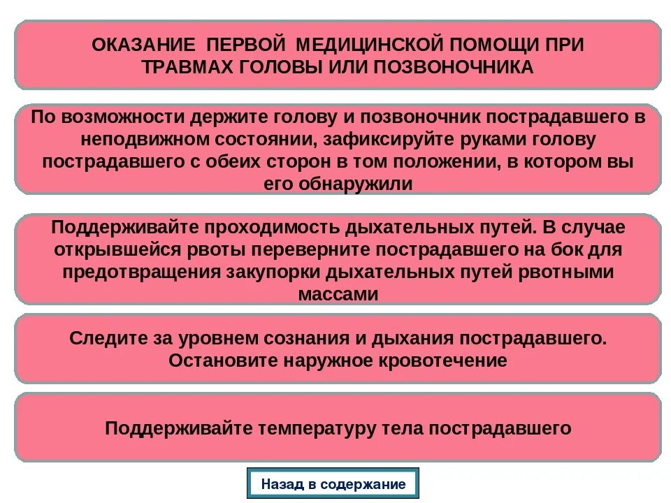 Алгоритм первая медицинская помощь при травмах. Оказание первой помощи при травме головы. Принципы первой помощи при травме. Оказание 1 помощи при травмах.