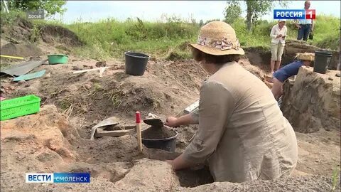 Гнездово раскопки