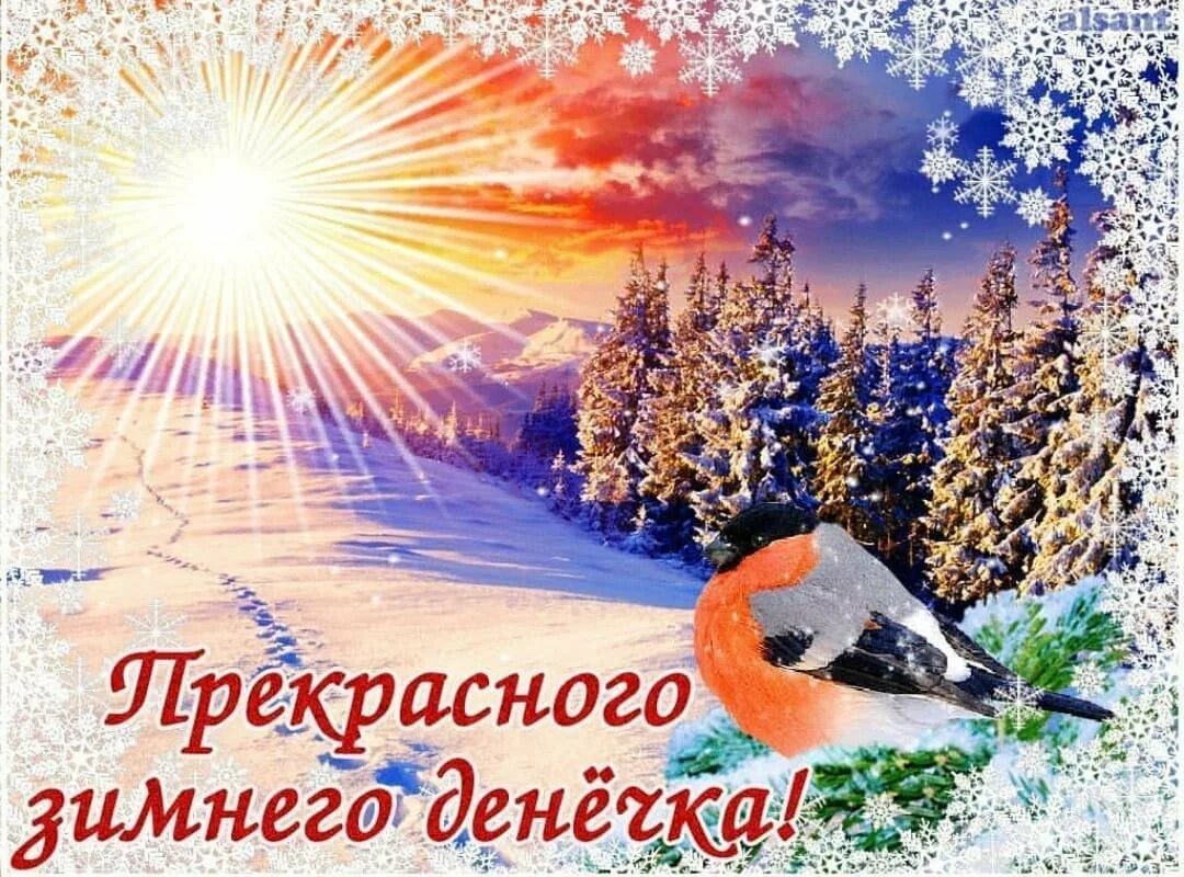 Хороших зимних картинки. Хорошего зимнего дня. Зимнее настроение. Добрый день зима. Солнечного зимнего денечка.