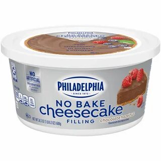 Philadelphia No Bake Chocolate Hazelnut Cheesecake Filling, 24.3 oz Tub.