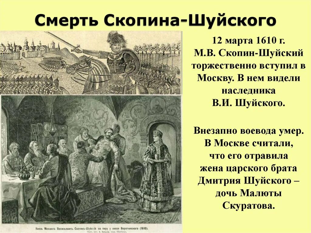 Племянник шуйского. Воевода Скопин-Шуйский. Скопин Шуйский в 1610 году с Троице Сергиева монастыря. Скопин Шуйский смута. Смерть Скопина Шуйского.