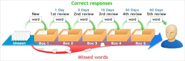 Correct responses. Метод ЛЕЙТНЕРА. Система ЛЕЙТНЕРА карточки. Коробки ЛЕЙТНЕРА. Метод интервальных повторений английский.