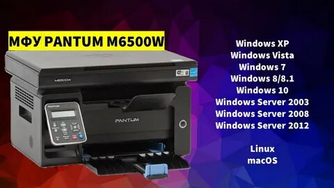 Как отсканировать на pantum m6500