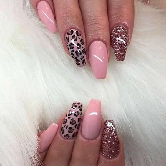 Леопард ногти дизайн фото makeupbag Bling nails, Nail art, Nail designs
