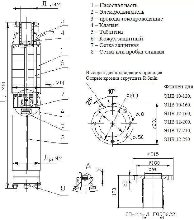 Погружной насос ЭЦВ 10 схема. Насос погружной скважинный ЭЦВ 5-6.5-120 схема подключения. Насос глубинный эцв10-65-150 (НРК). Насос погружной скважинный ЭЦВ 8-40-150 схема и принцип.