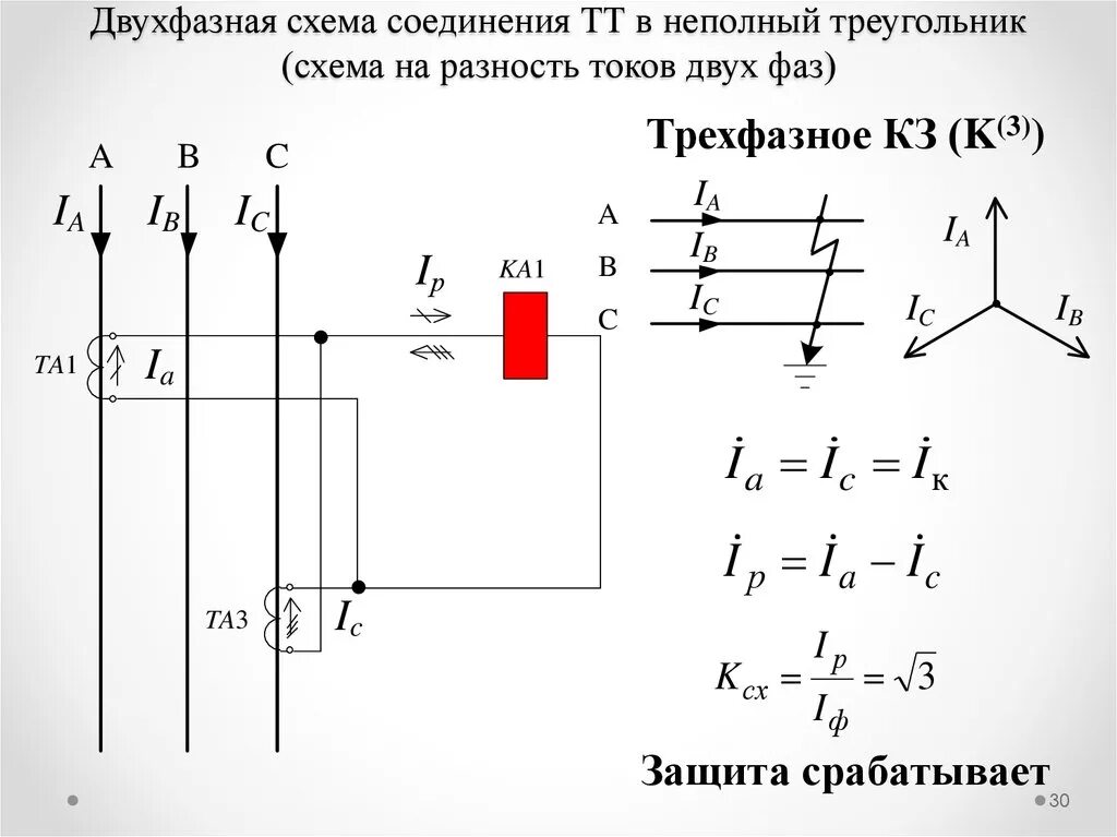 Схема трансформаторов тока разность тока двух фаз. Схема соединения трансформаторов тока на разность токов. Релейная защита на разность токов двух фаз. Схема соединения трансформаторов тока в треугольник. 1 фаза 2 фазы 3 фазы разница